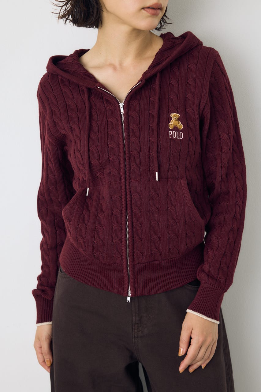 <先行予約>【POLO BCS×AZUL】ニットパーカー BRD FREE