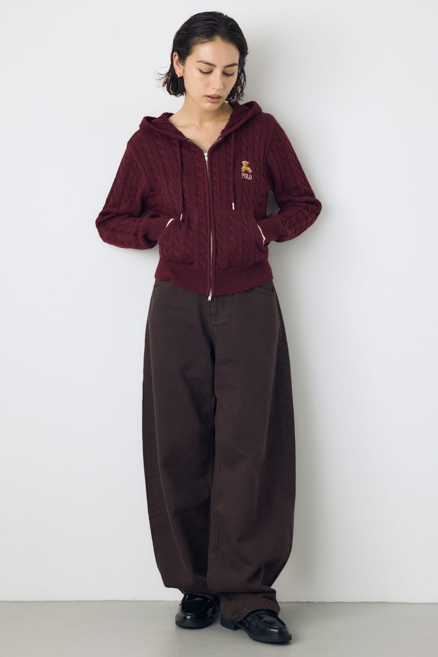 <先行予約>【POLO BCS×AZUL】ニットパーカー BRD FREE