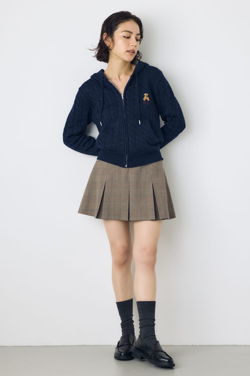 <先行予約>【POLO BCS×AZUL】ニットパーカー NVY FREE