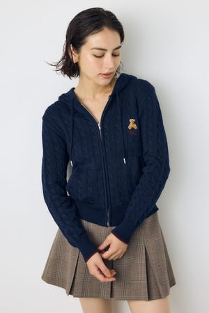＜先行予約＞【POLO BCS×AZUL】ニットパーカー