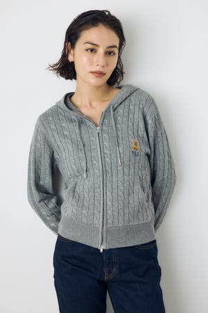 ＜先行予約＞【POLO BCS×AZUL】ニットパーカー