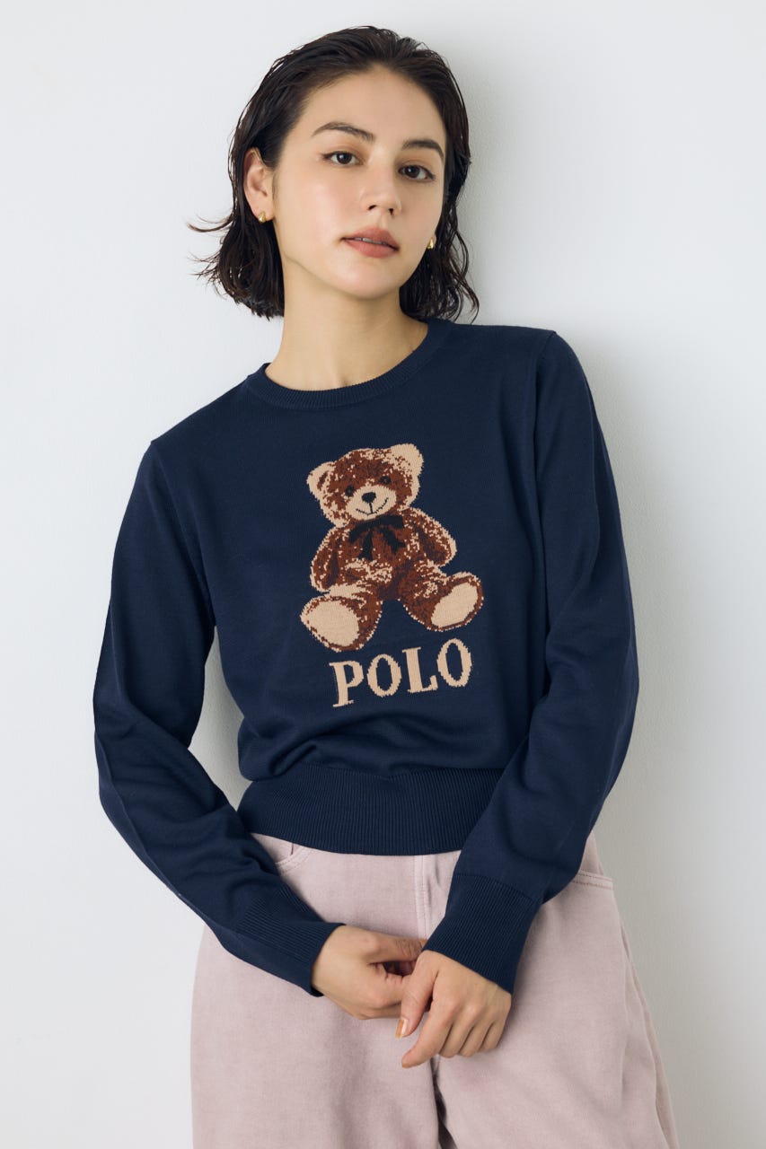 ＜先行予約＞【POLO BCS×AZUL】ベアニット NVY FREE