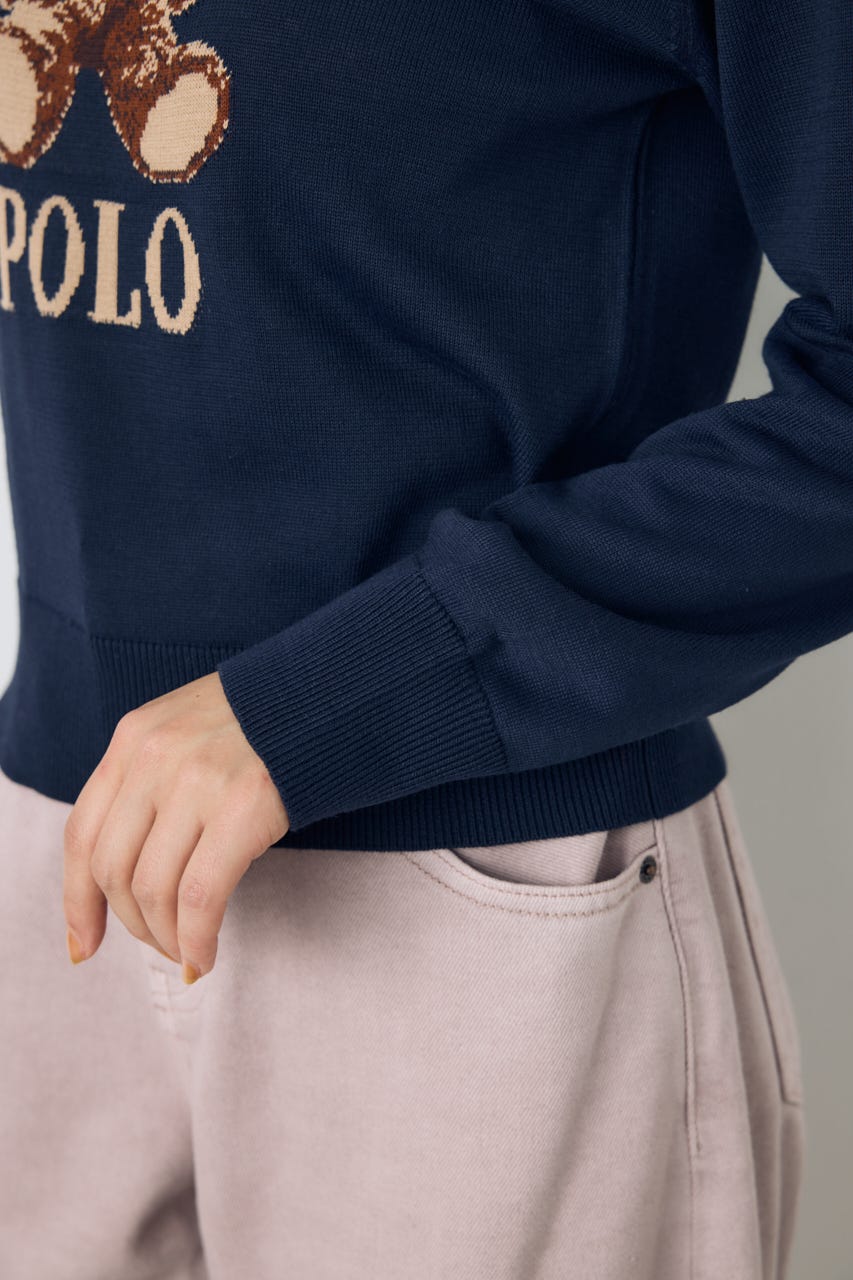 ＜先行予約＞【POLO BCS×AZUL】ベアニット NVY FREE