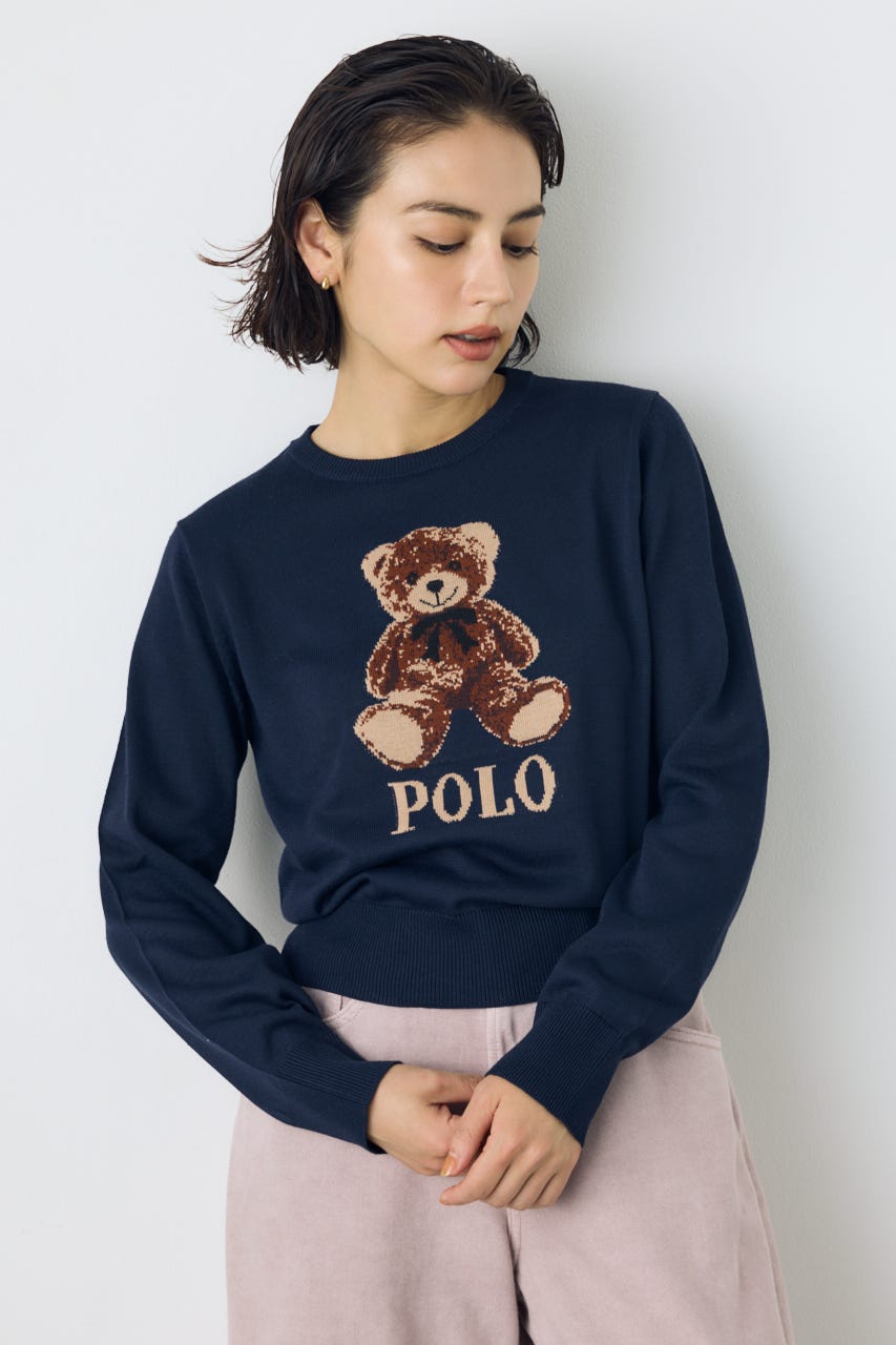 ＜先行予約＞【POLO BCS×AZUL】ベアニット NVY FREE