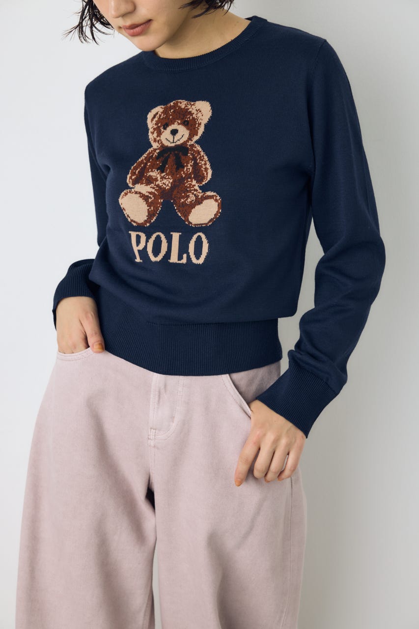 ＜先行予約＞【POLO BCS×AZUL】ベアニット NVY FREE