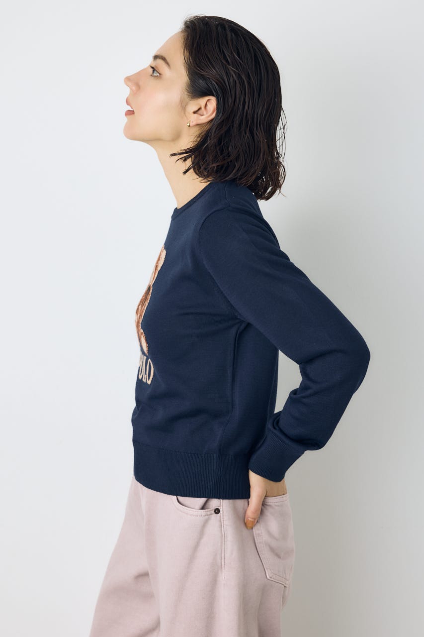 ＜先行予約＞【POLO BCS×AZUL】ベアニット NVY FREE