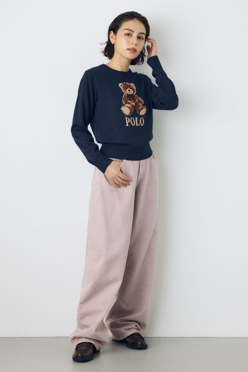 ＜先行予約＞【POLO BCS×AZUL】ベアニット NVY FREE