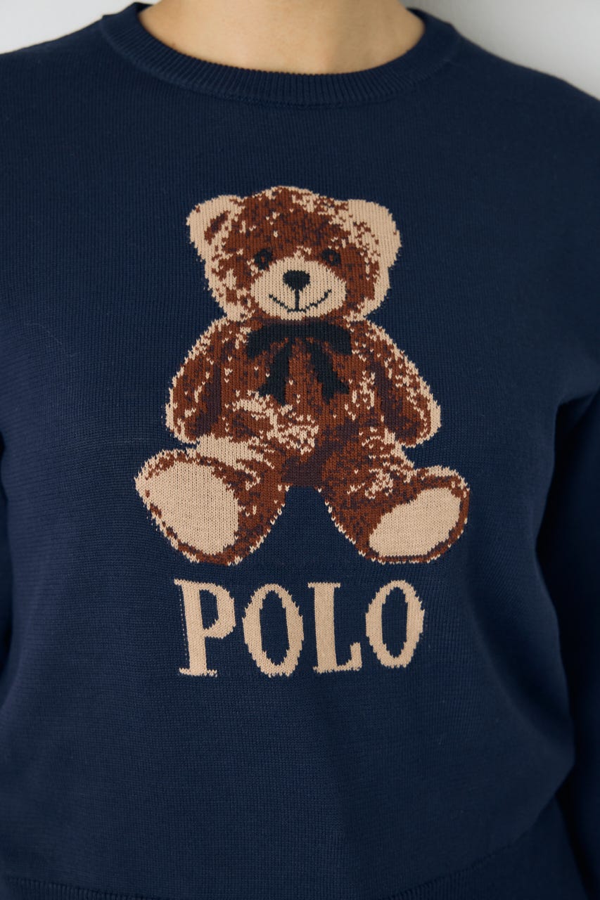 ＜先行予約＞【POLO BCS×AZUL】ベアニット NVY FREE