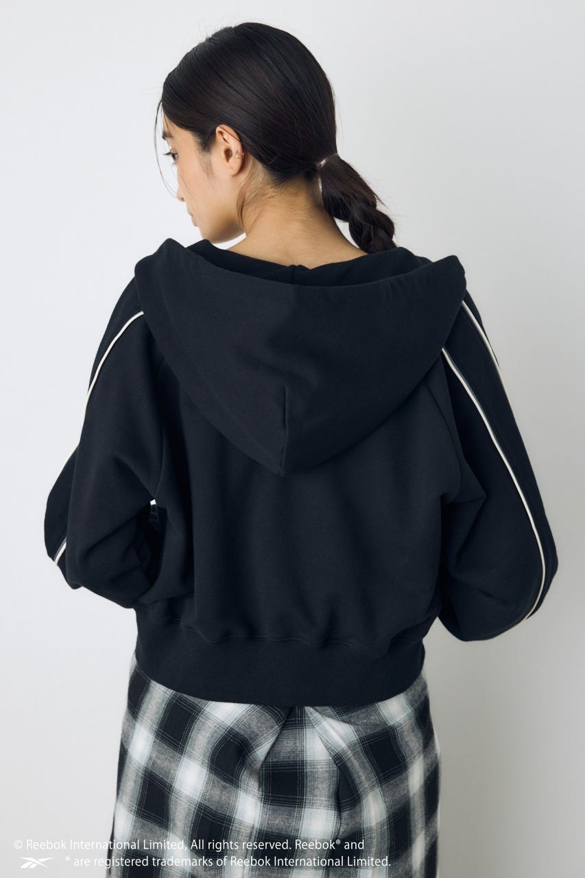 【REEBOK×AZUL】ダブルジップパーカー BLK L