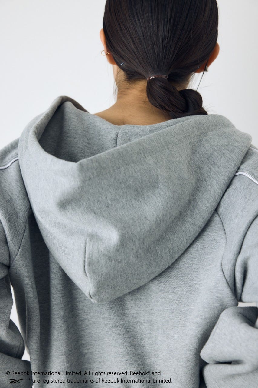 【REEBOK×AZUL】ダブルジップパーカー T.GRY M