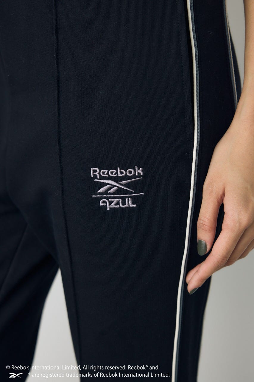 【REEBOK×AZUL】裏毛フレアパンツ BLK FREE