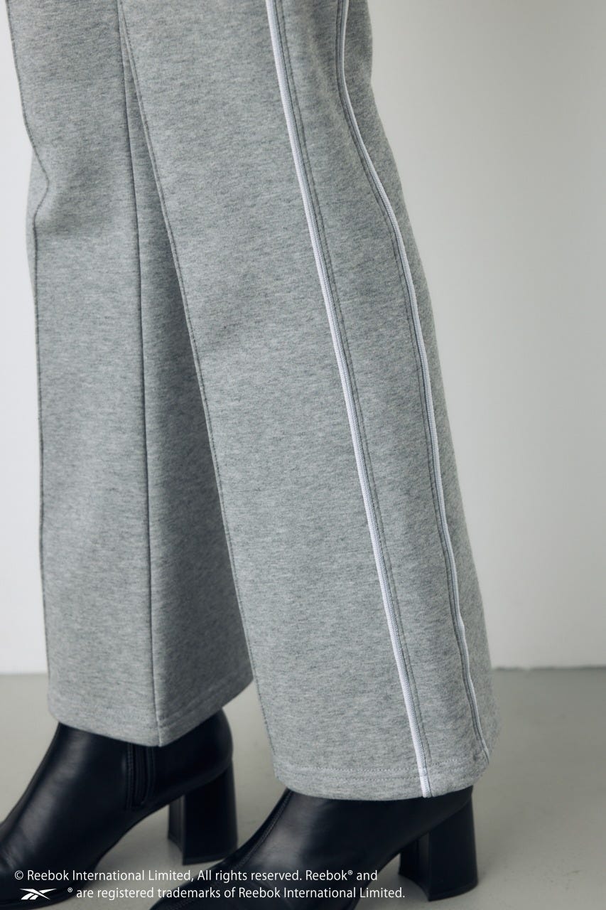 【REEBOK×AZUL】裏毛フレアパンツ T.GRY FREE
