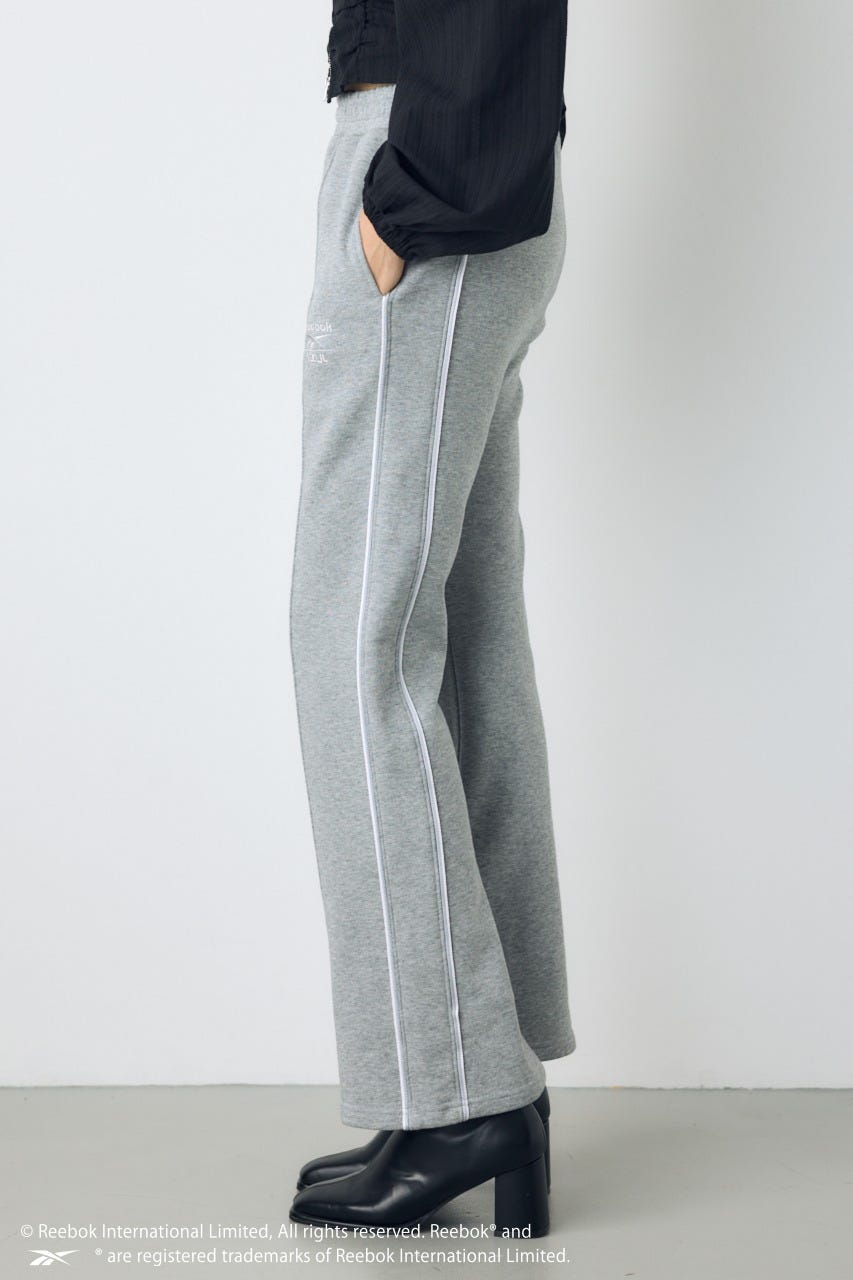 【REEBOK×AZUL】裏毛フレアパンツ T.GRY FREE