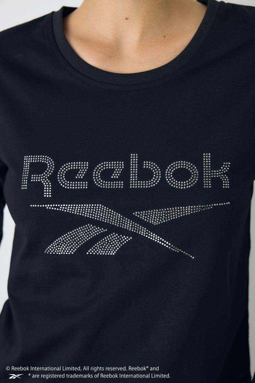 【REEBOK×AZUL】ラインストーンロンT BLK M