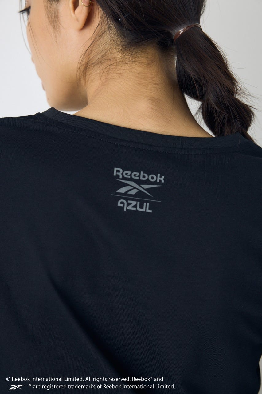【REEBOK×AZUL】ラインストーンロンT BLK M
