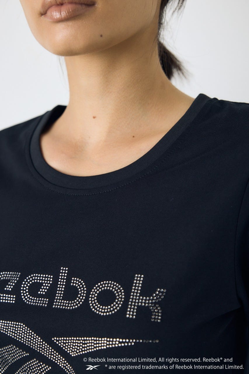 【REEBOK×AZUL】ラインストーンロンT BLK M