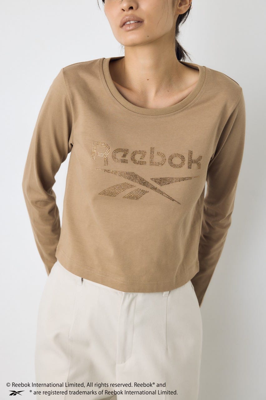【REEBOK×AZUL】ラインストーンロンT MOCHA M