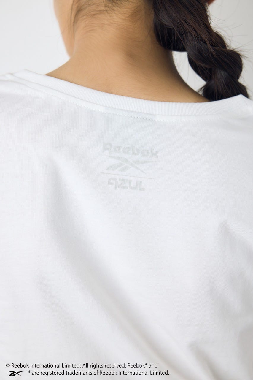 【REEBOK×AZUL】ラインストーンロンT O/WHT L