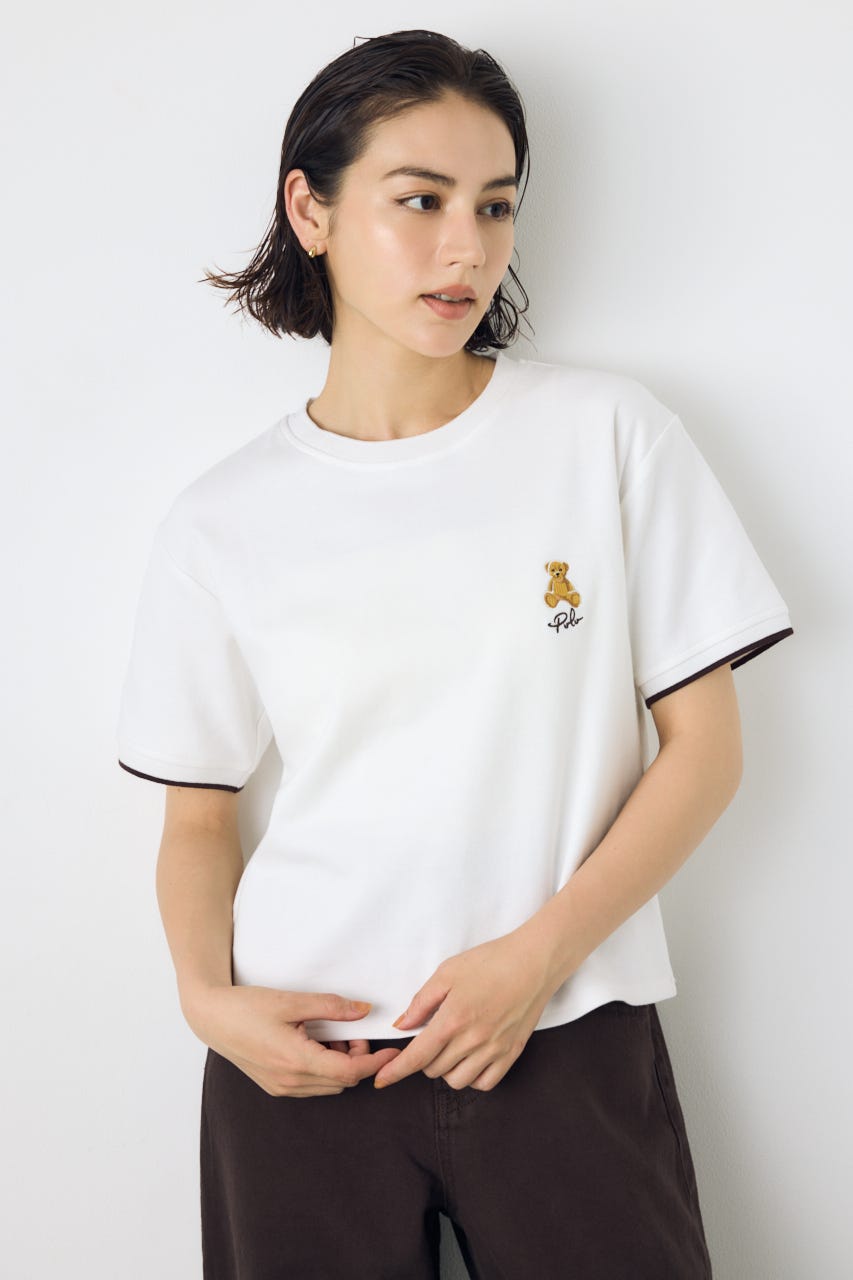 <先行予約>【POLO BCS×AZUL】リンガーTシャツ O/WHT FREE