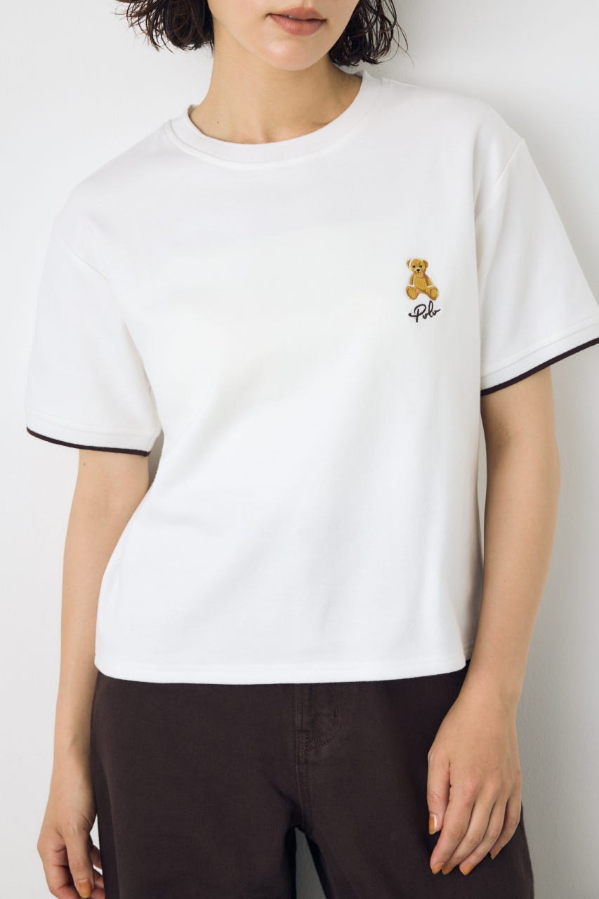 <先行予約>【POLO BCS×AZUL】リンガーTシャツ O/WHT FREE