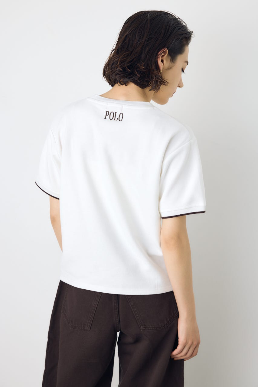 <先行予約>【POLO BCS×AZUL】リンガーTシャツ O/WHT FREE