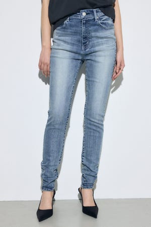 【WEB限定】AZUL DENIM ジャストウエストスキニーデニム