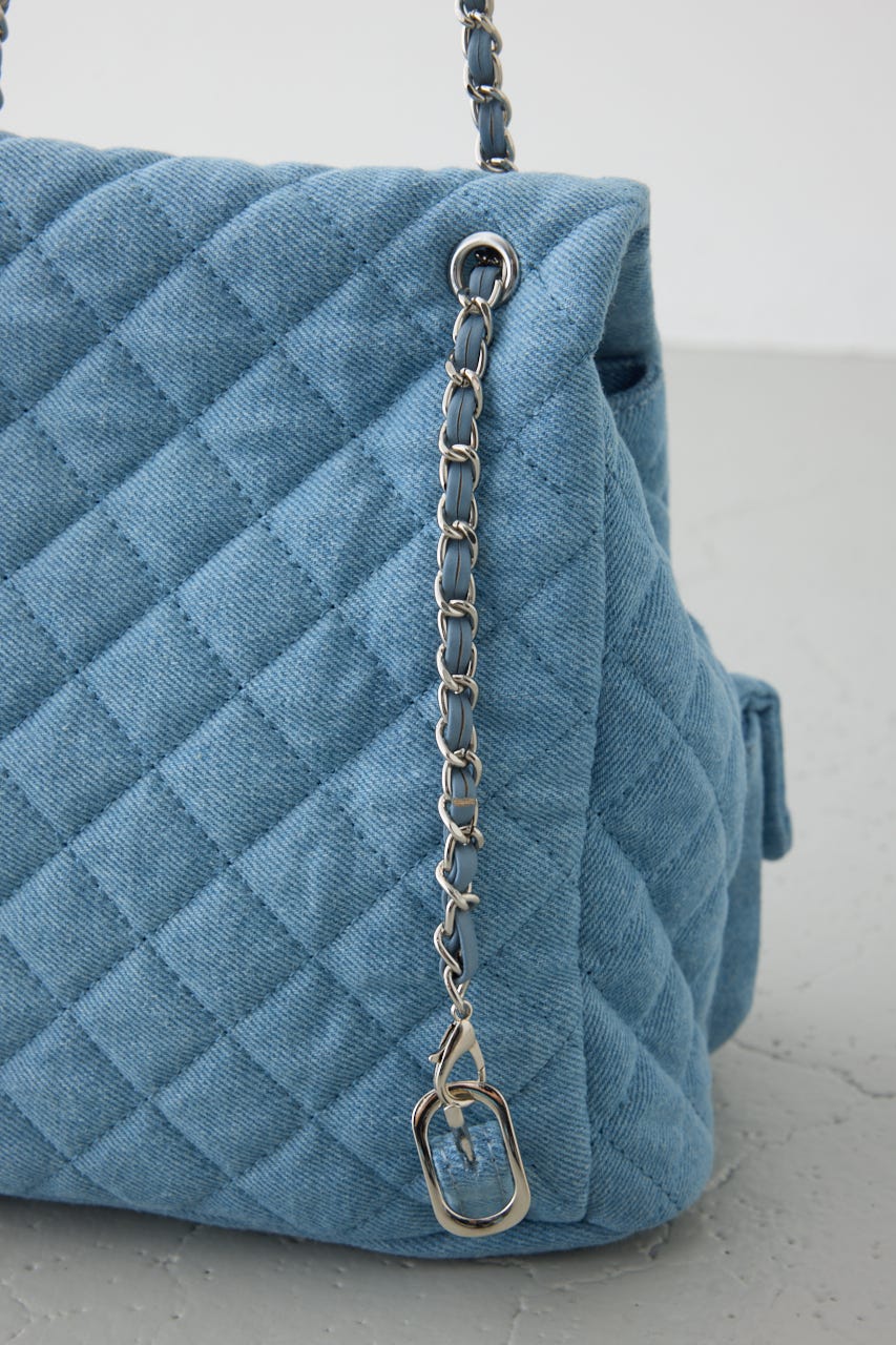 【WEB限定】3WAYキルティングリュック BLU FREE