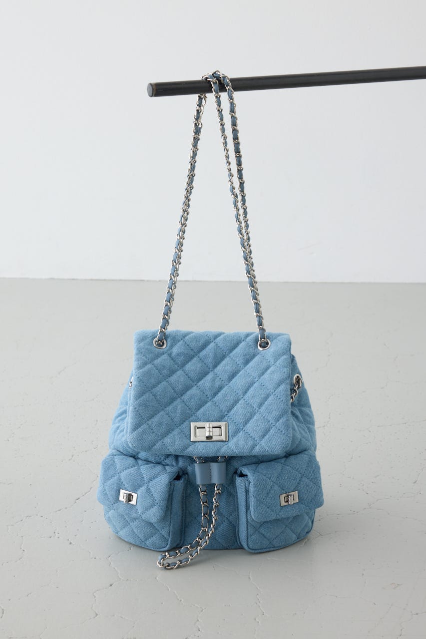 【WEB限定】3WAYキルティングリュック BLU FREE