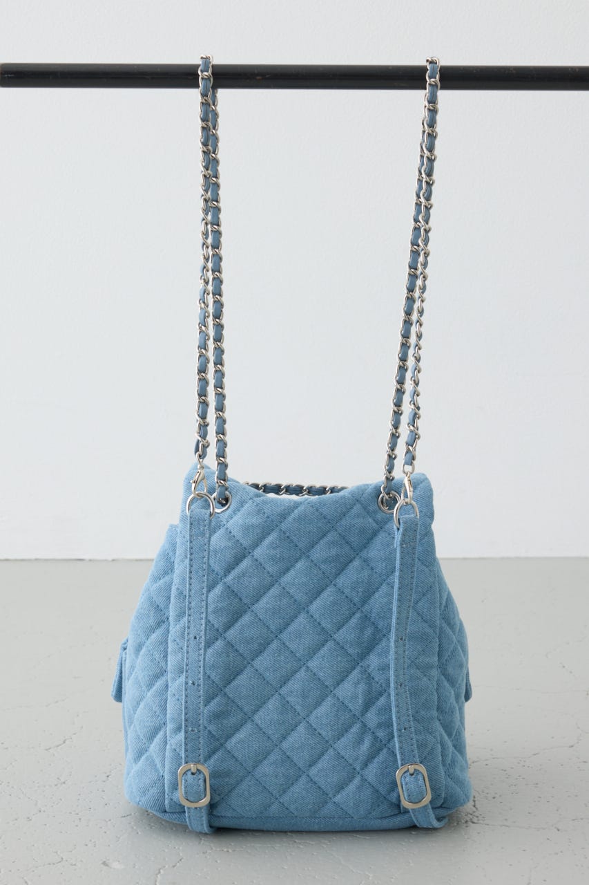 【WEB限定】3WAYキルティングリュック BLU FREE