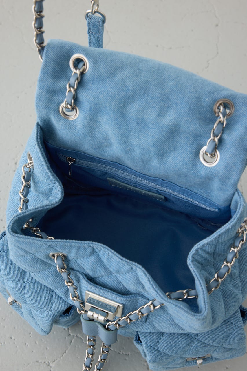 【WEB限定】3WAYキルティングリュック BLU FREE