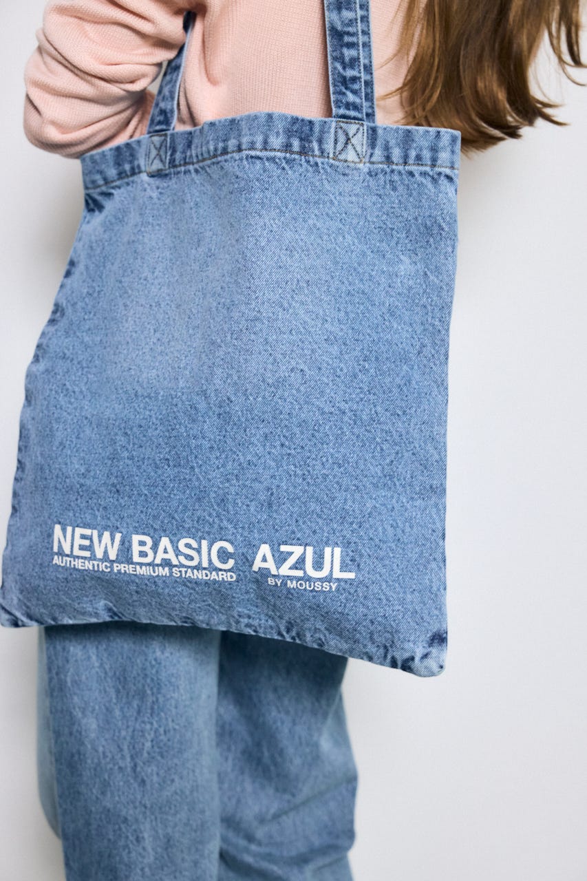 デニムトートバッグ BLU FREE