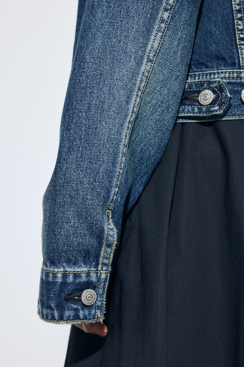 AZUL DENIM ダブルジップブルゾン BLU S