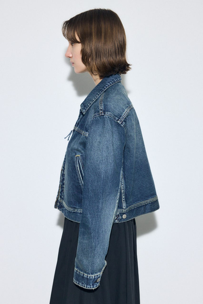 AZUL DENIM ダブルジップブルゾン BLU S