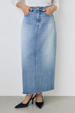 デニムロングスカート