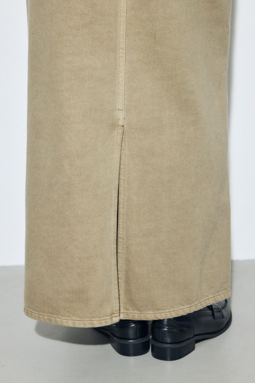 【SS先行アイテム】AZUL DENIM カラーストレートデニムスカート BEG M