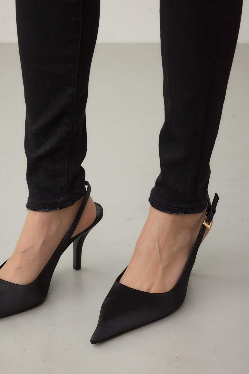 AZUL DENIM リペアスキニーデニム BLK XXS