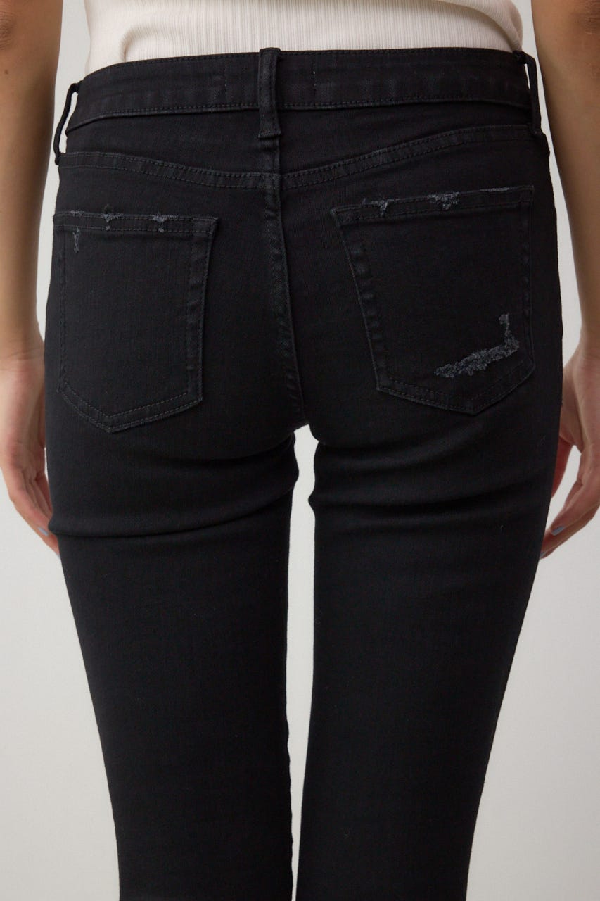 AZUL DENIM リペアスキニーデニム BLK XXS