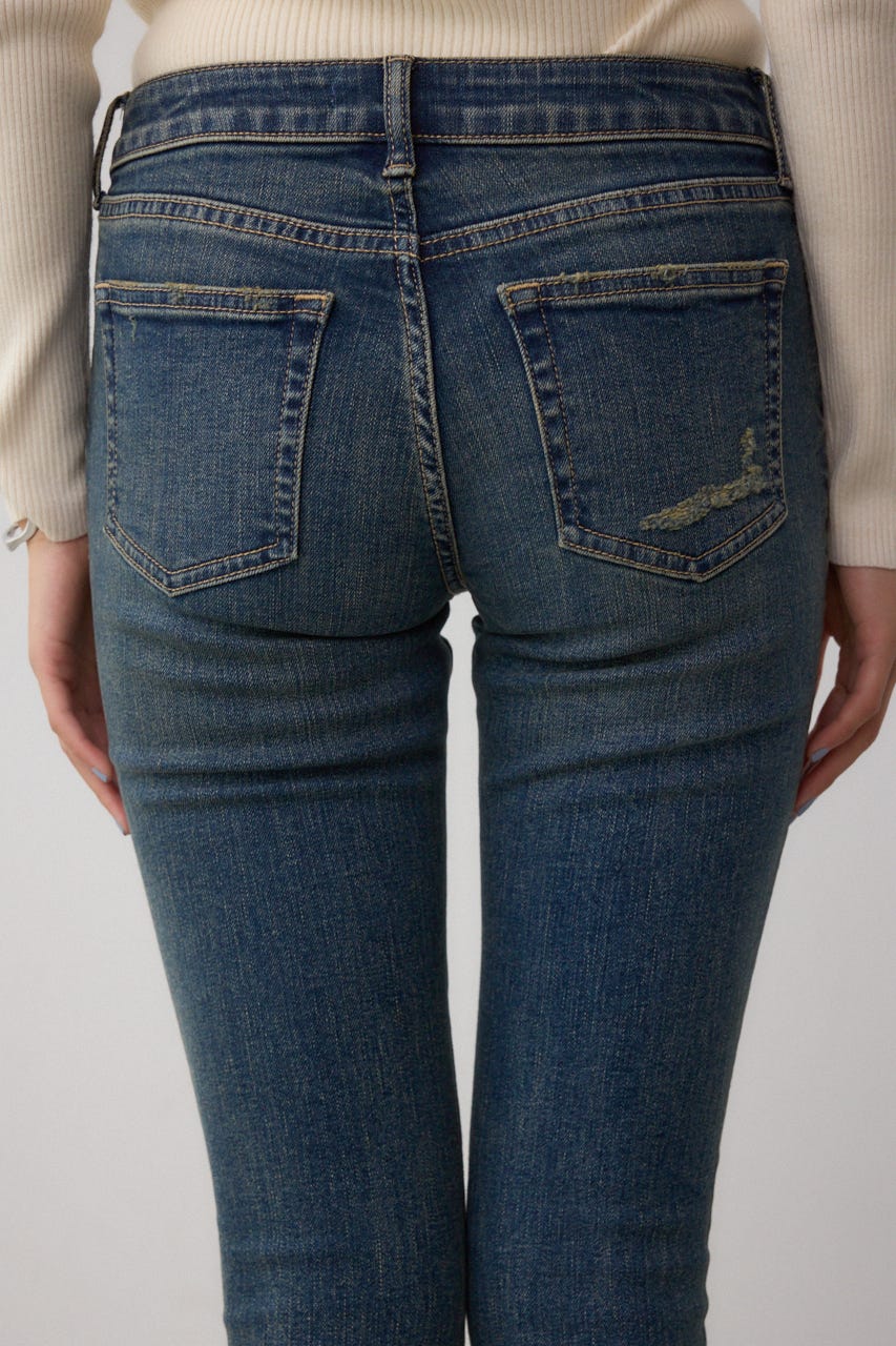 AZUL DENIM リペアスキニーデニム BLU XS