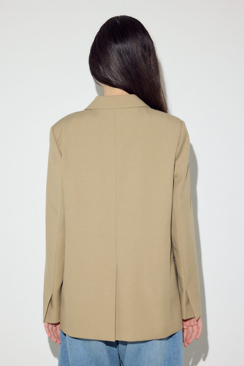 ダブルテーラードジャケット BEG S