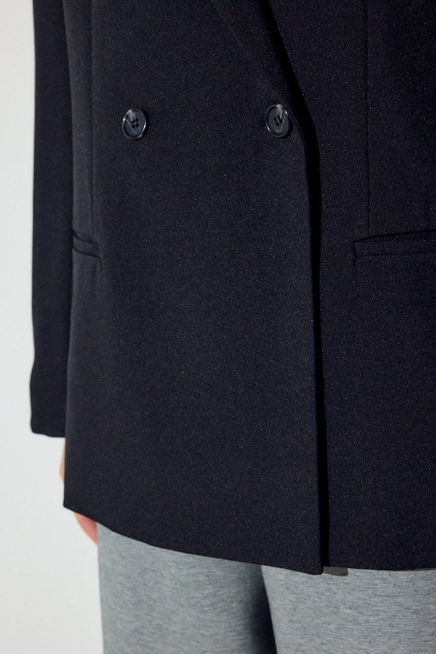 ダブルテーラードジャケット BLK M