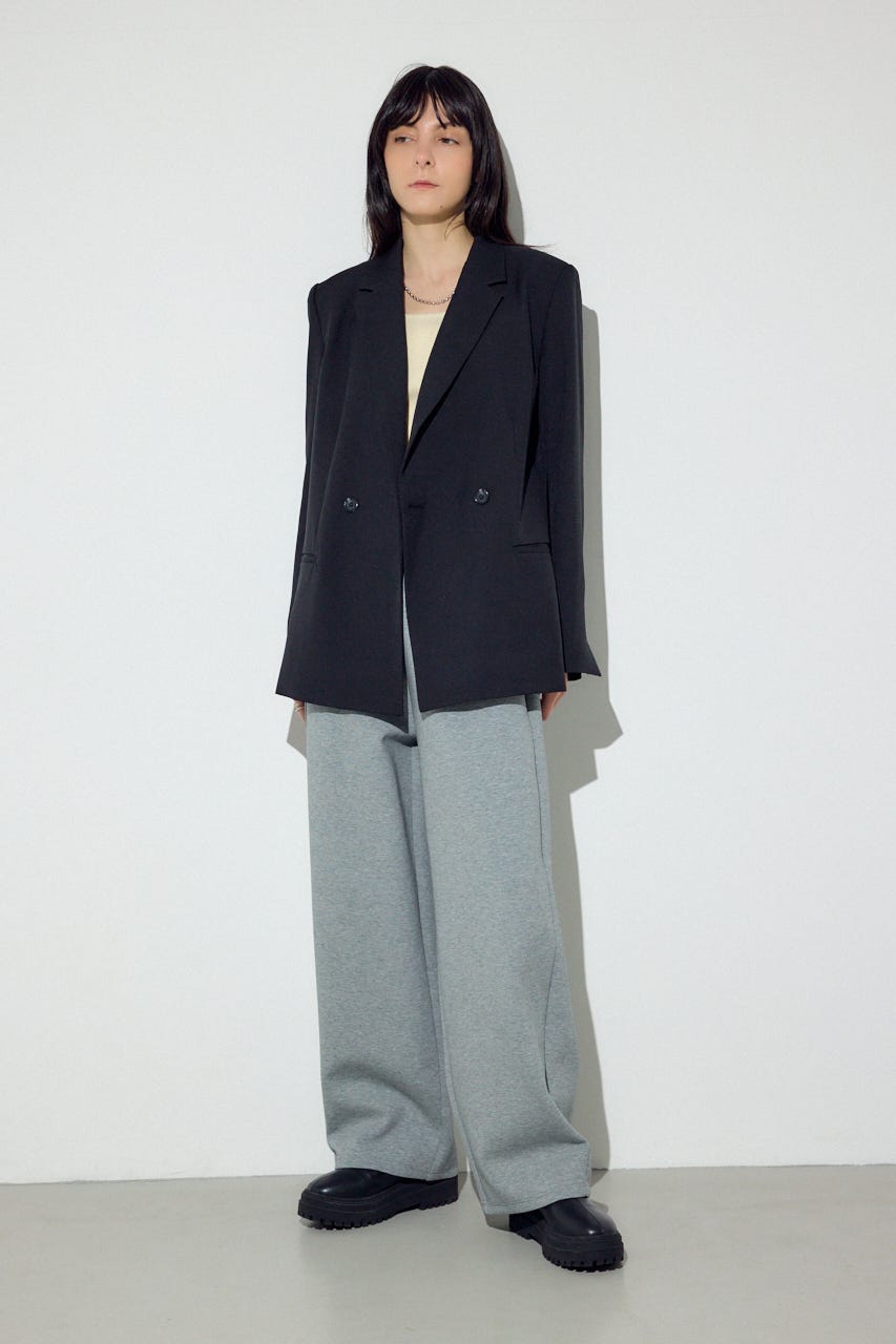 ダブルテーラードジャケット BLK M