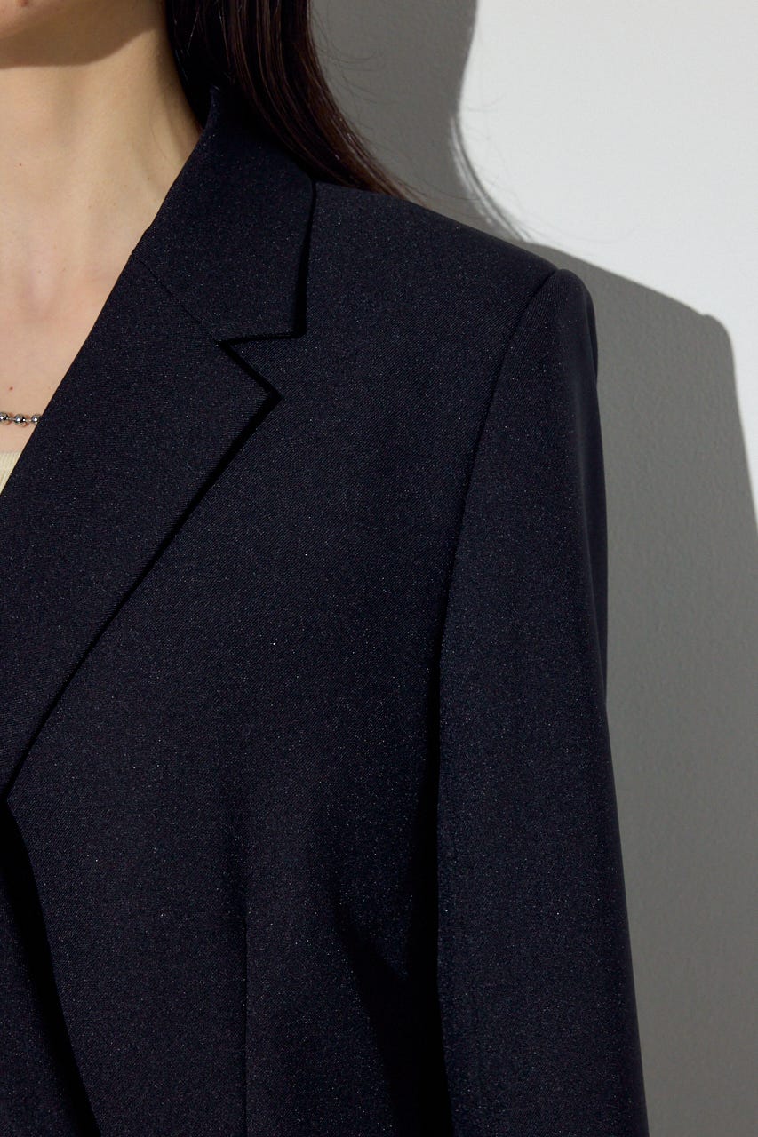 ダブルテーラードジャケット BLK M