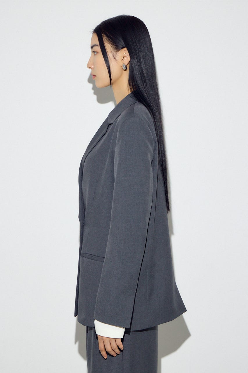 ダブルテーラードジャケット T.GRY S