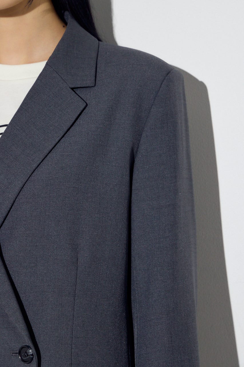 ダブルテーラードジャケット T.GRY S