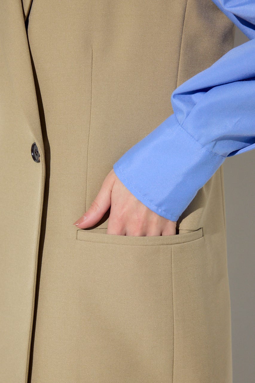 テーラードジレ BEG FREE