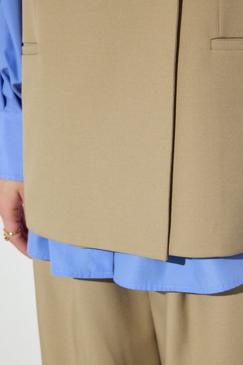 テーラードジレ BEG FREE