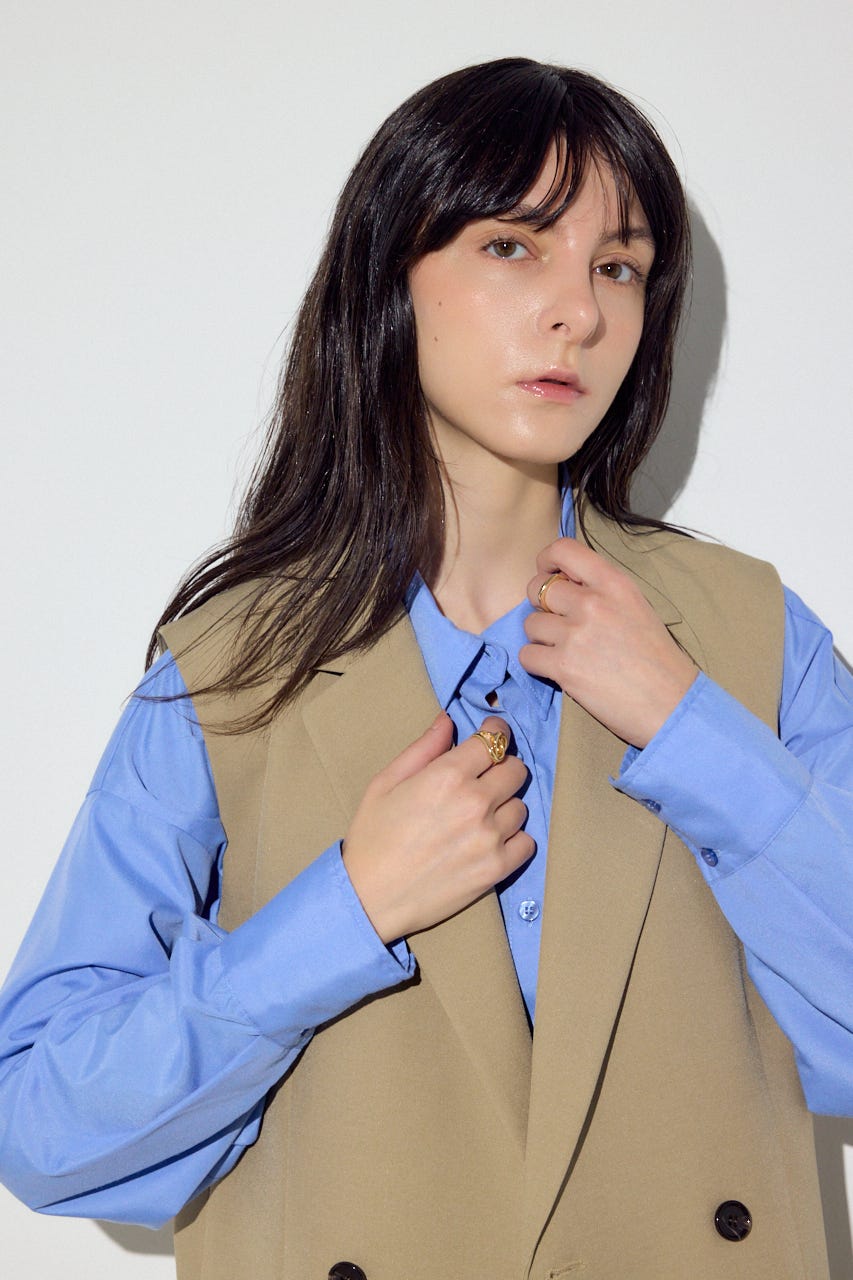 テーラードジレ BEG FREE