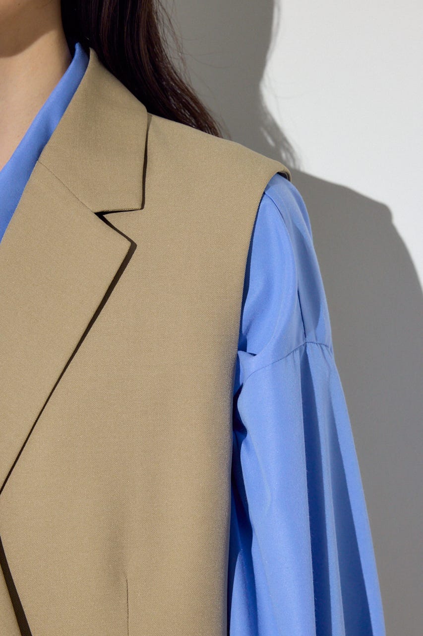 テーラードジレ BEG FREE