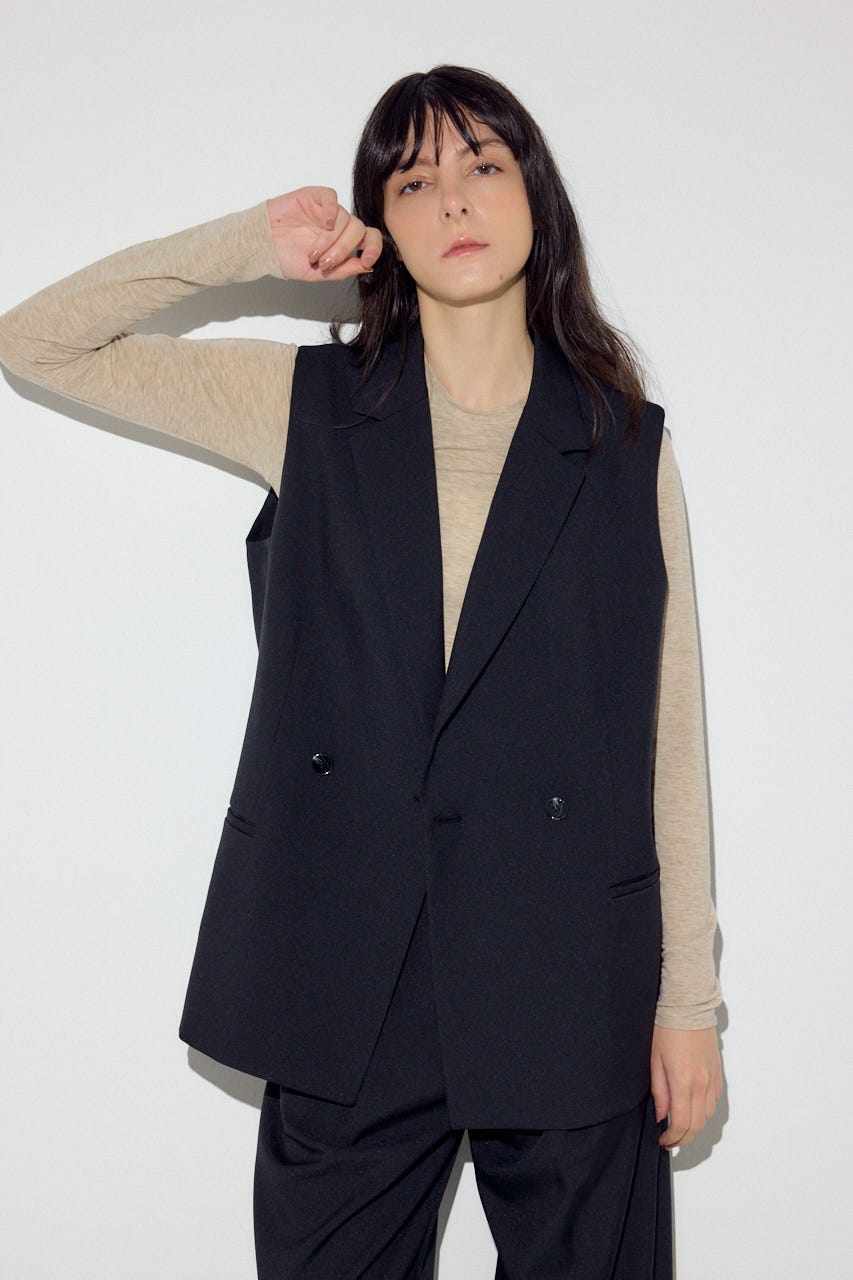 テーラードジレ BLK FREE