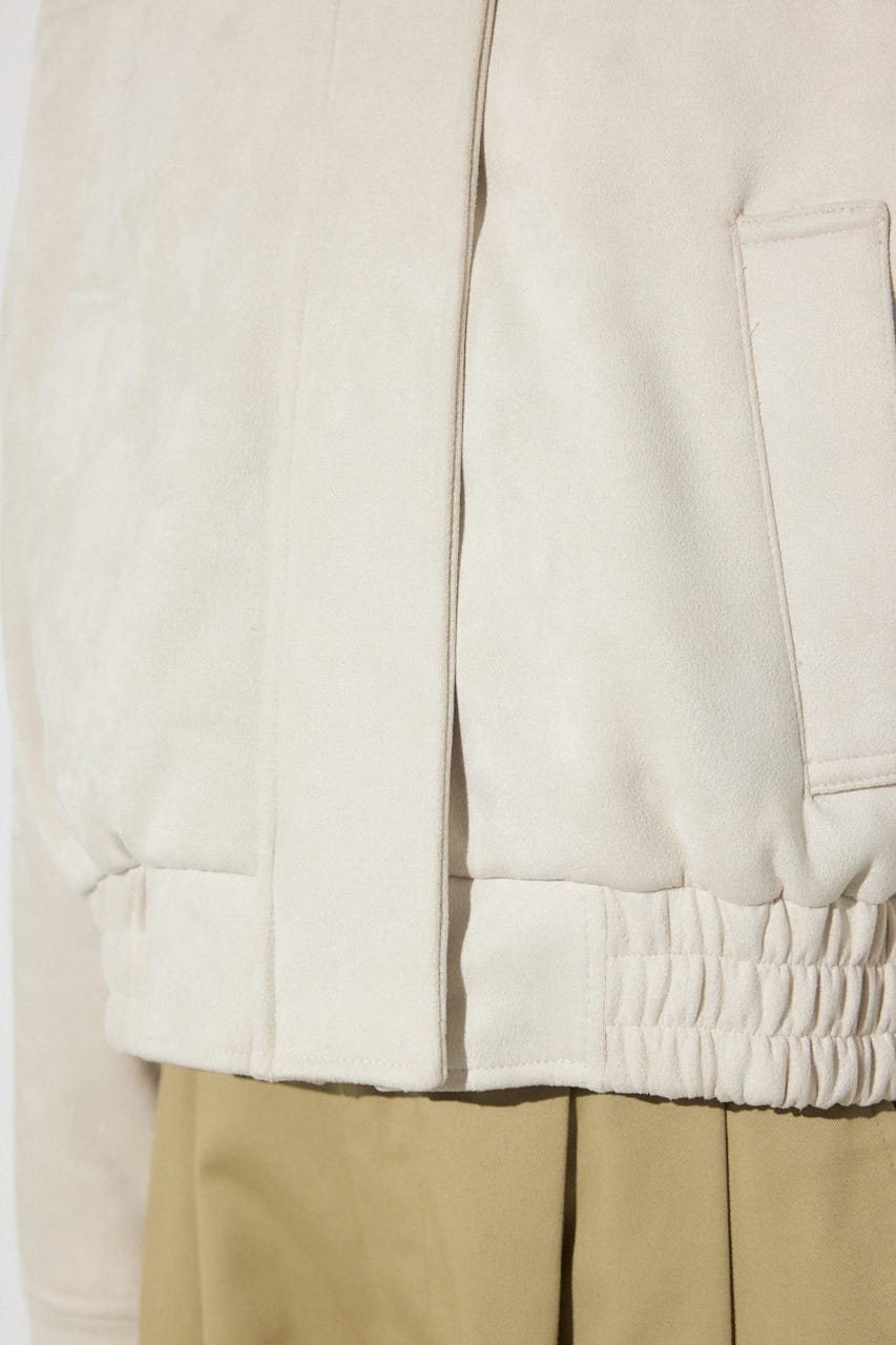 フェイクスエードショートブルゾン IVOY FREE